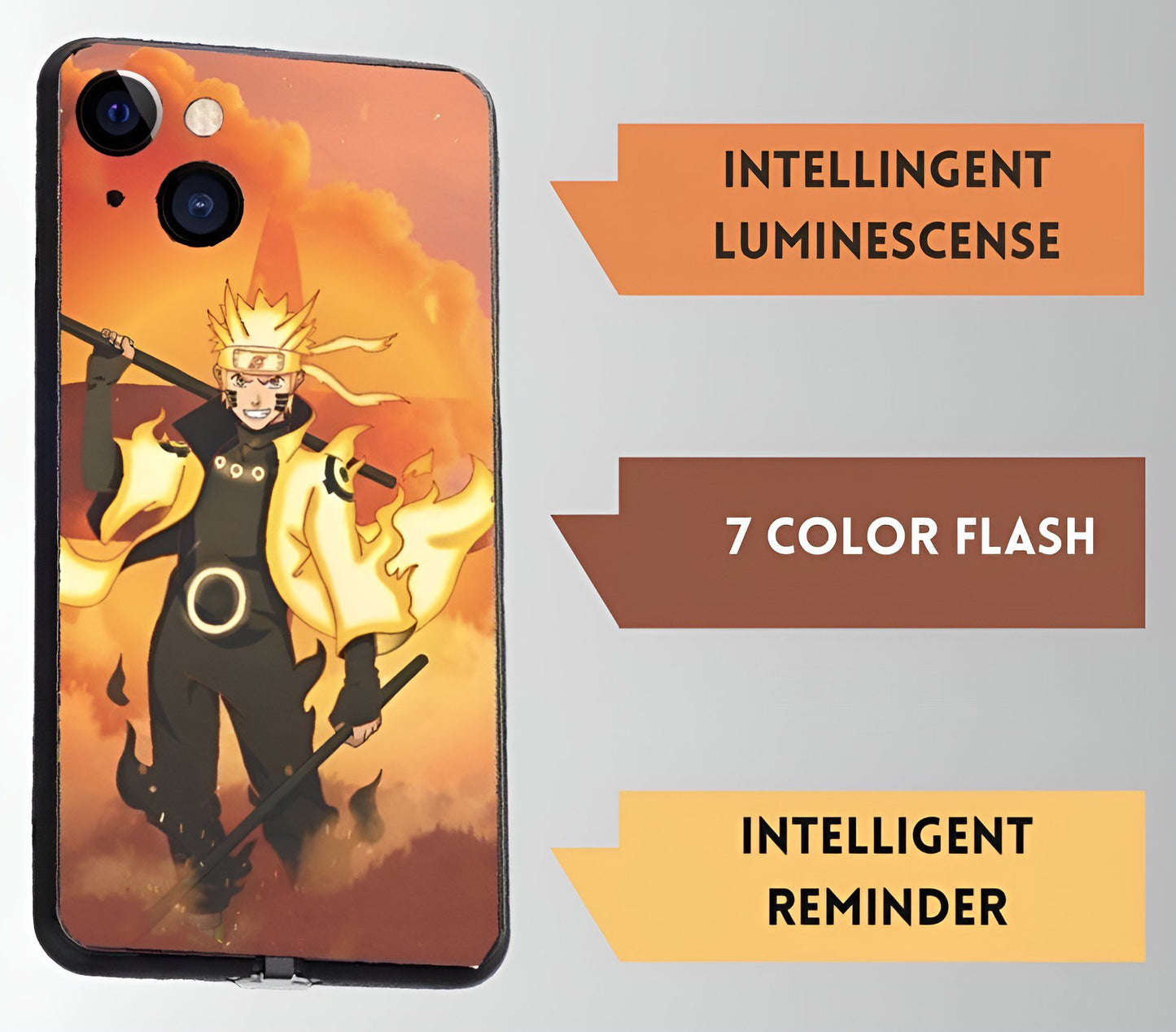 Luxury Light Led Case - Naruto Edition