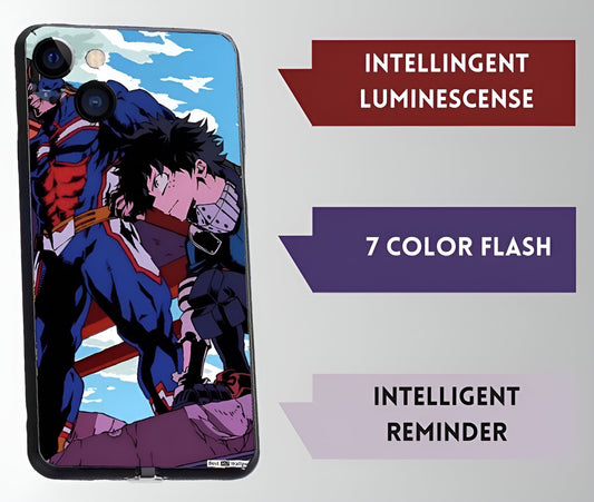 Luxury Light Led Case - My Hero Academia - All Might & Midoriya Edition