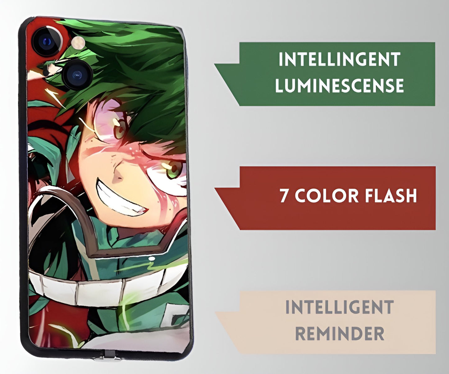 Luxury Light Led Case - My Hero Academia - Midoriya Edition