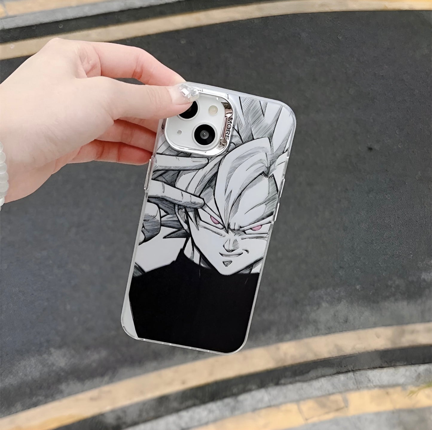 Phone Case For iPhone - Dragon Ball - Vegeth & Black Goku Edition