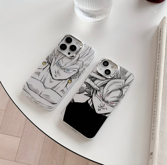 Phone Case For iPhone - Dragon Ball - Vegeth & Black Goku Edition