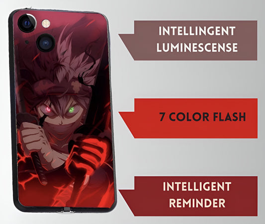 Luxury Light Led Case - Black Clover - Asta Edition