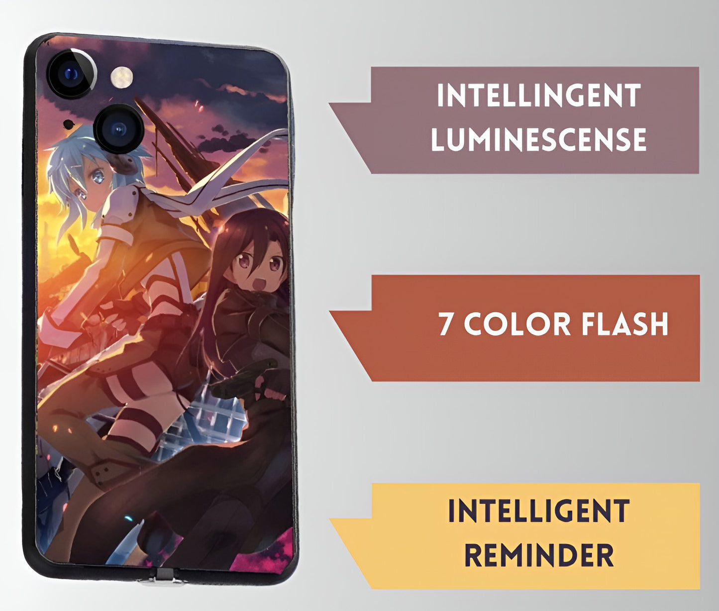 Luxury Light Led Case - Sword Art Online Edition