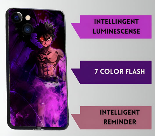 Luxury Light Led Case - Black Clover - Asta Edition