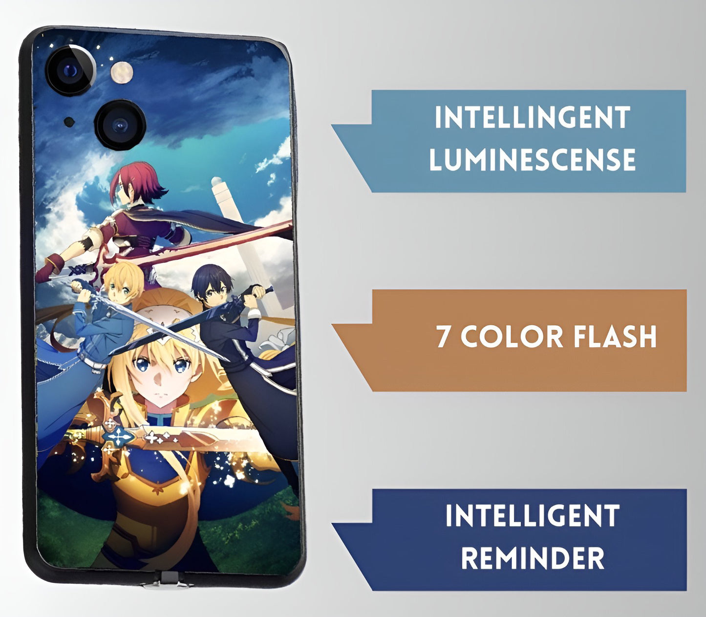 Luxury Light Led Case - Sword Art Online Edition