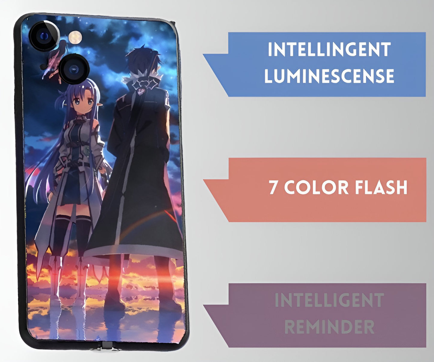 Luxury Light Led Case - Sword Art Online Edition