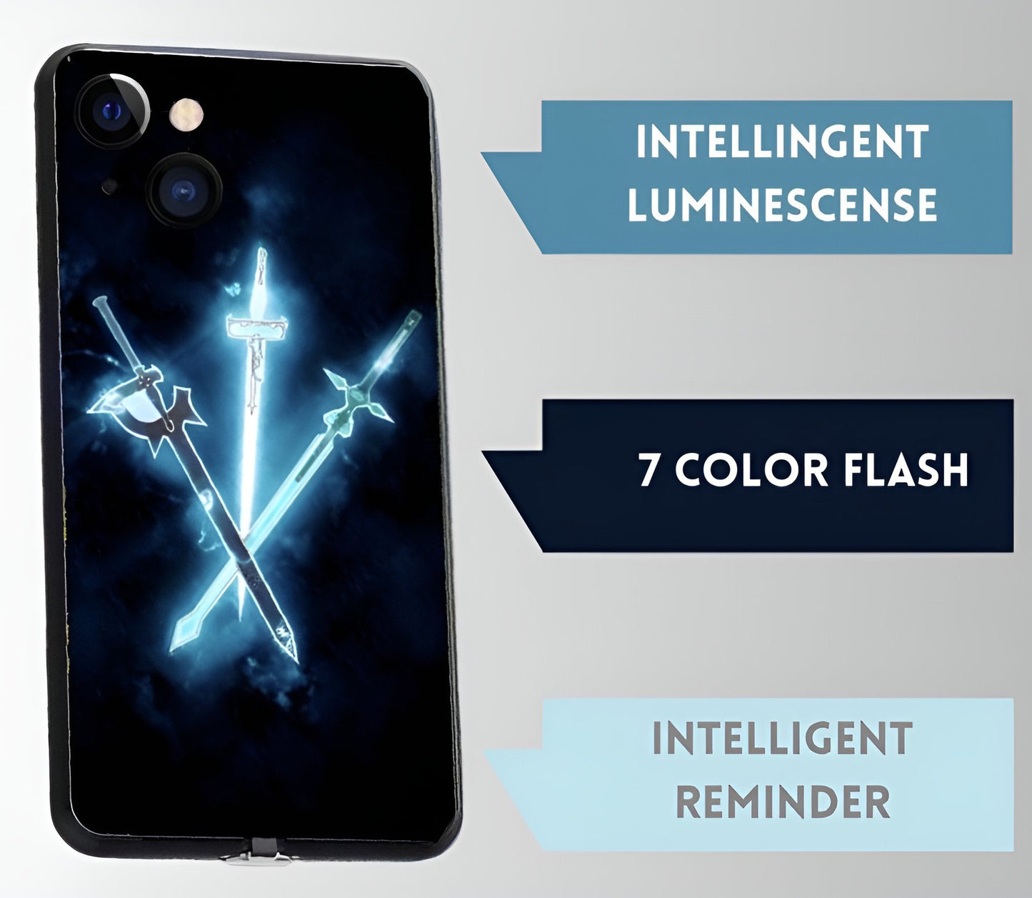 Luxury Light Led Case - Sword Art Online Edition