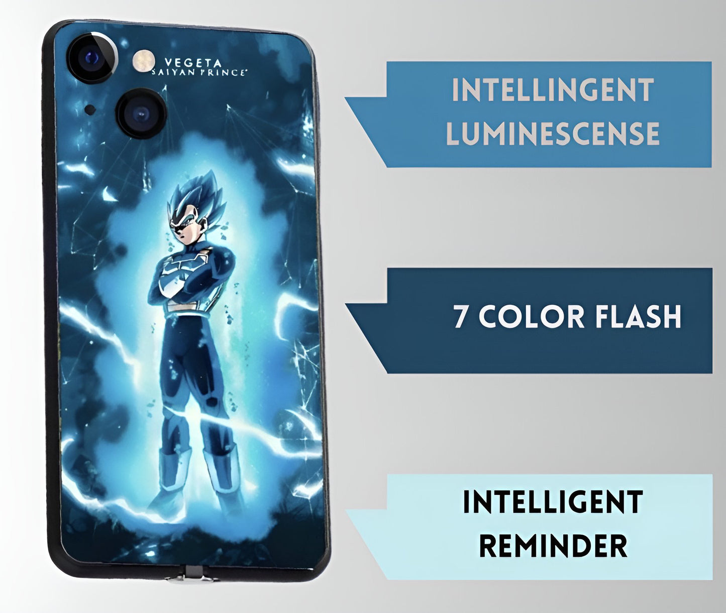 Luxury Light Led Case - Dragon Ball - Vegeta Edition