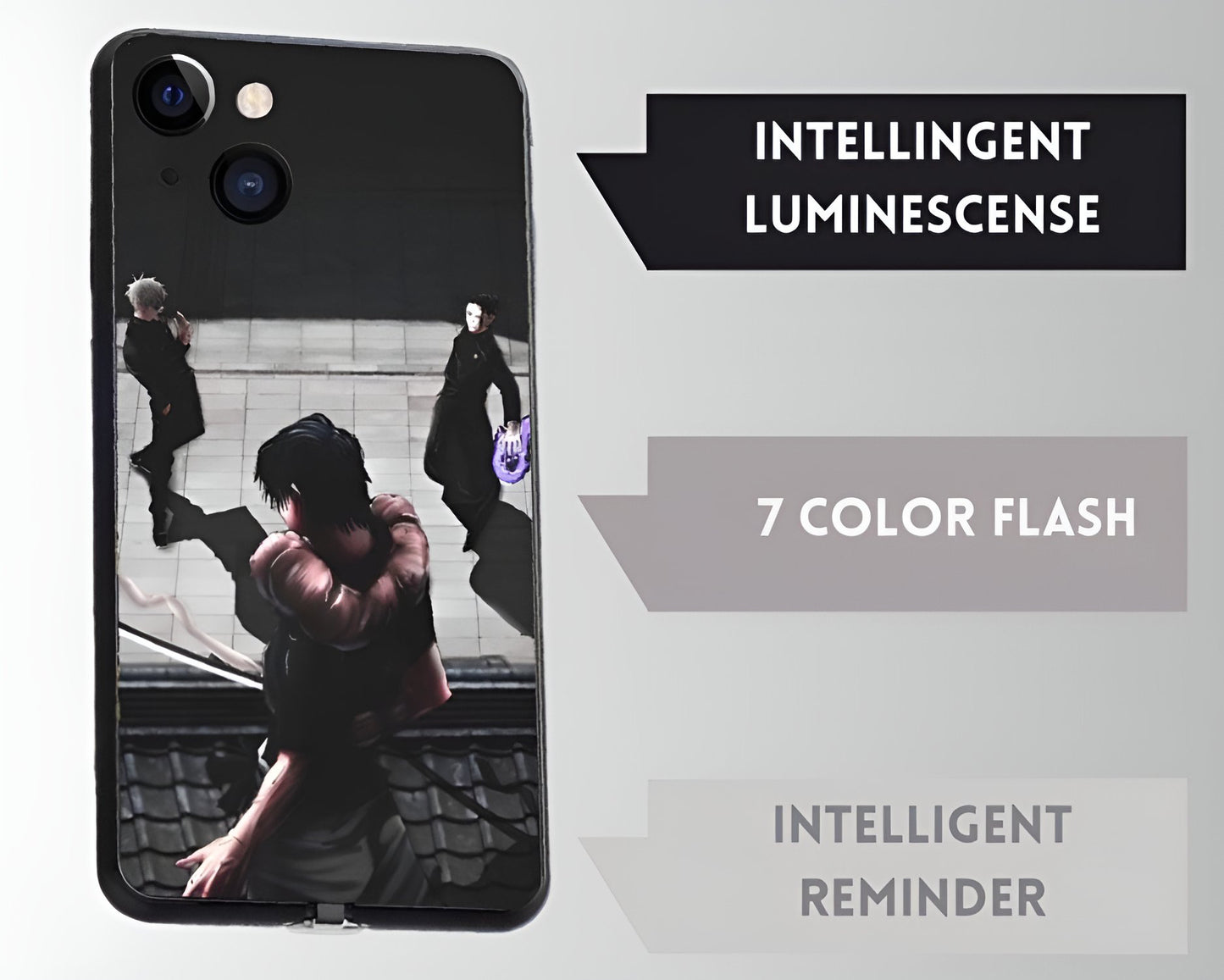 Luxury Light Led Case - Jujutsu Kaisen - Geto & Gojo & Toji Edition