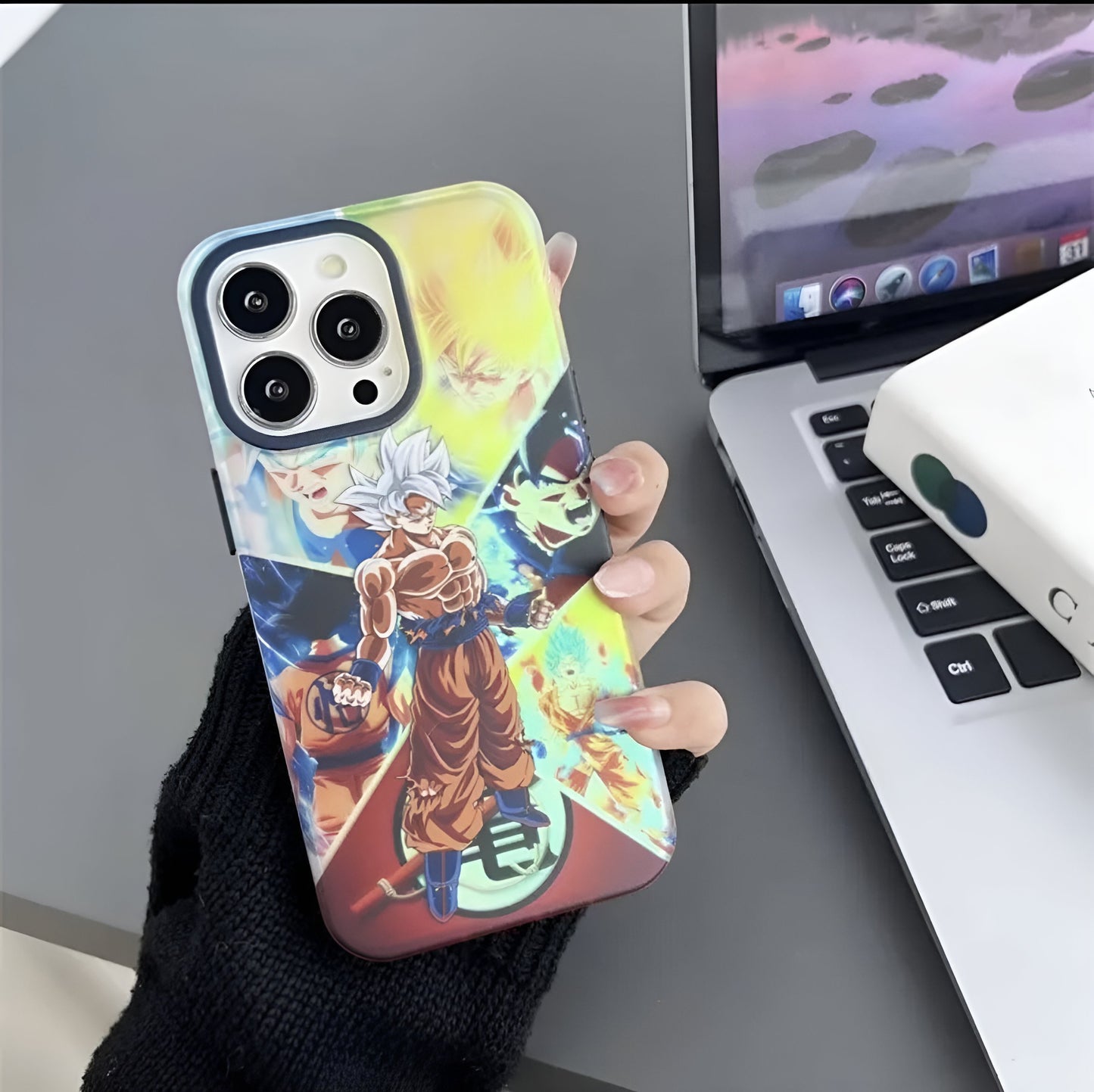 Custodia per telefono per iPhone - Dragon Ball - Edizione Goku 