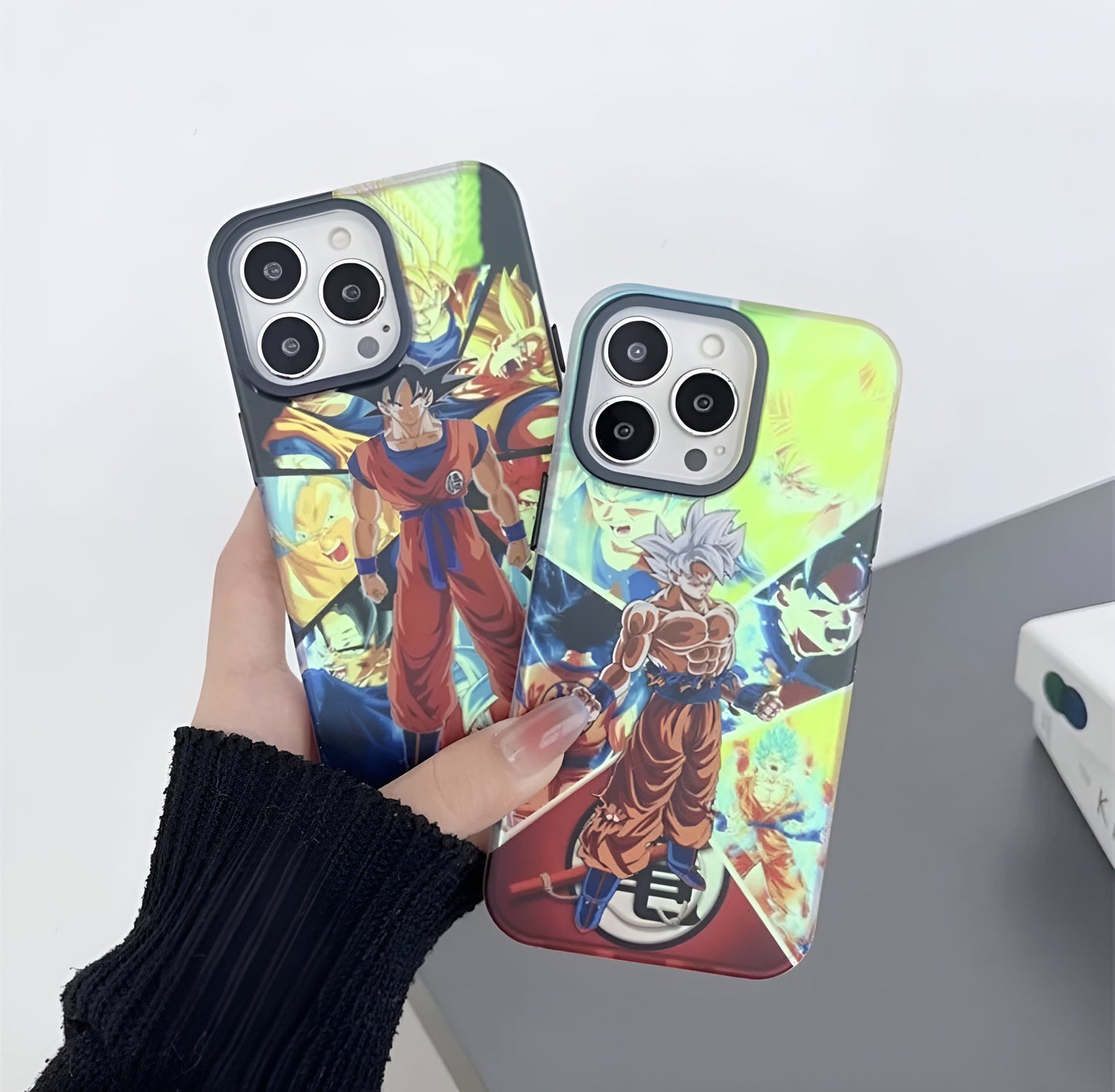 Custodia per telefono per iPhone - Dragon Ball - Edizione Goku 