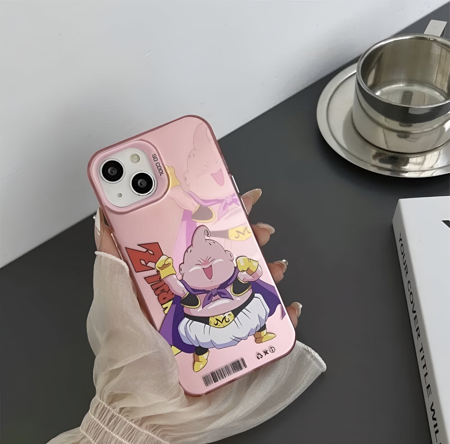 Custodia per telefono per iPhone - Dragon Ball - Edizione Majin Bu 