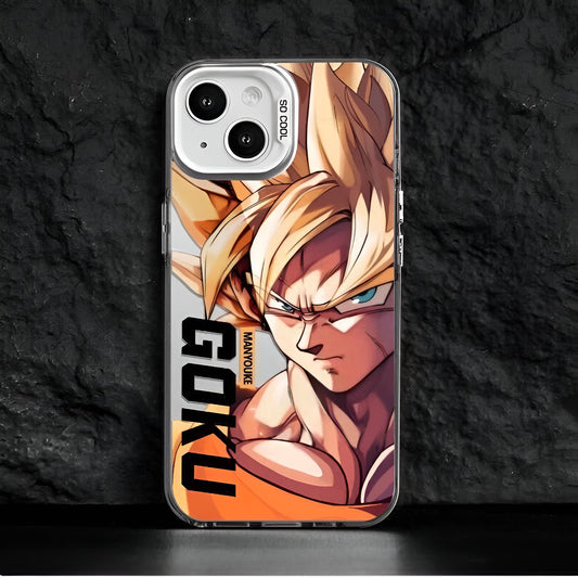 Custodia per telefono per iPhone - Dragon Ball - Goku edizione SSJ 