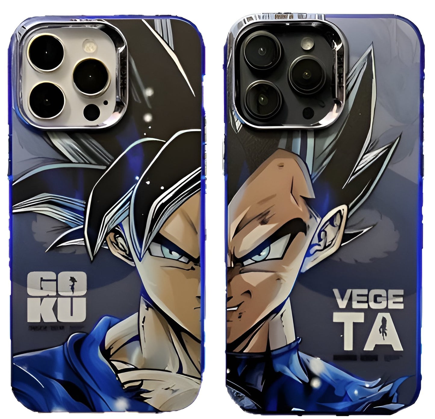 Custodia per telefono per iPhone - Dragon Ball - Edizione Goku e Vegeta 