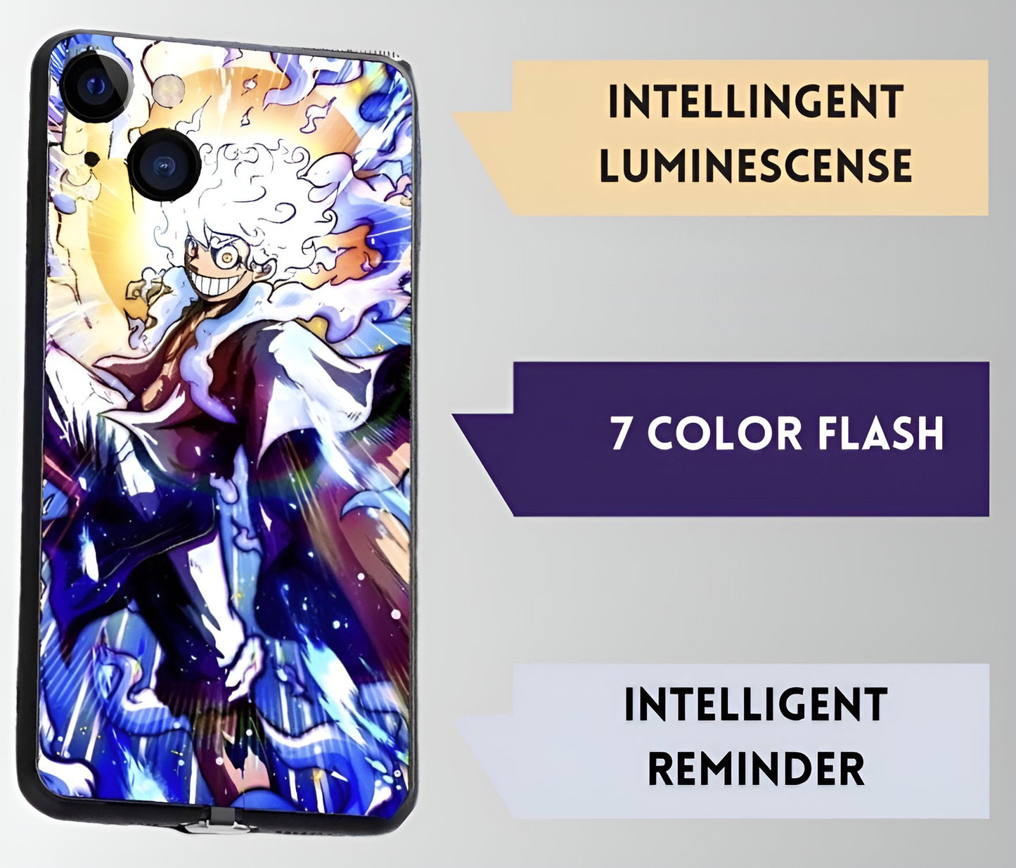 Luxury Light Led Case - One Piece - Luffy Gear 5 Edition