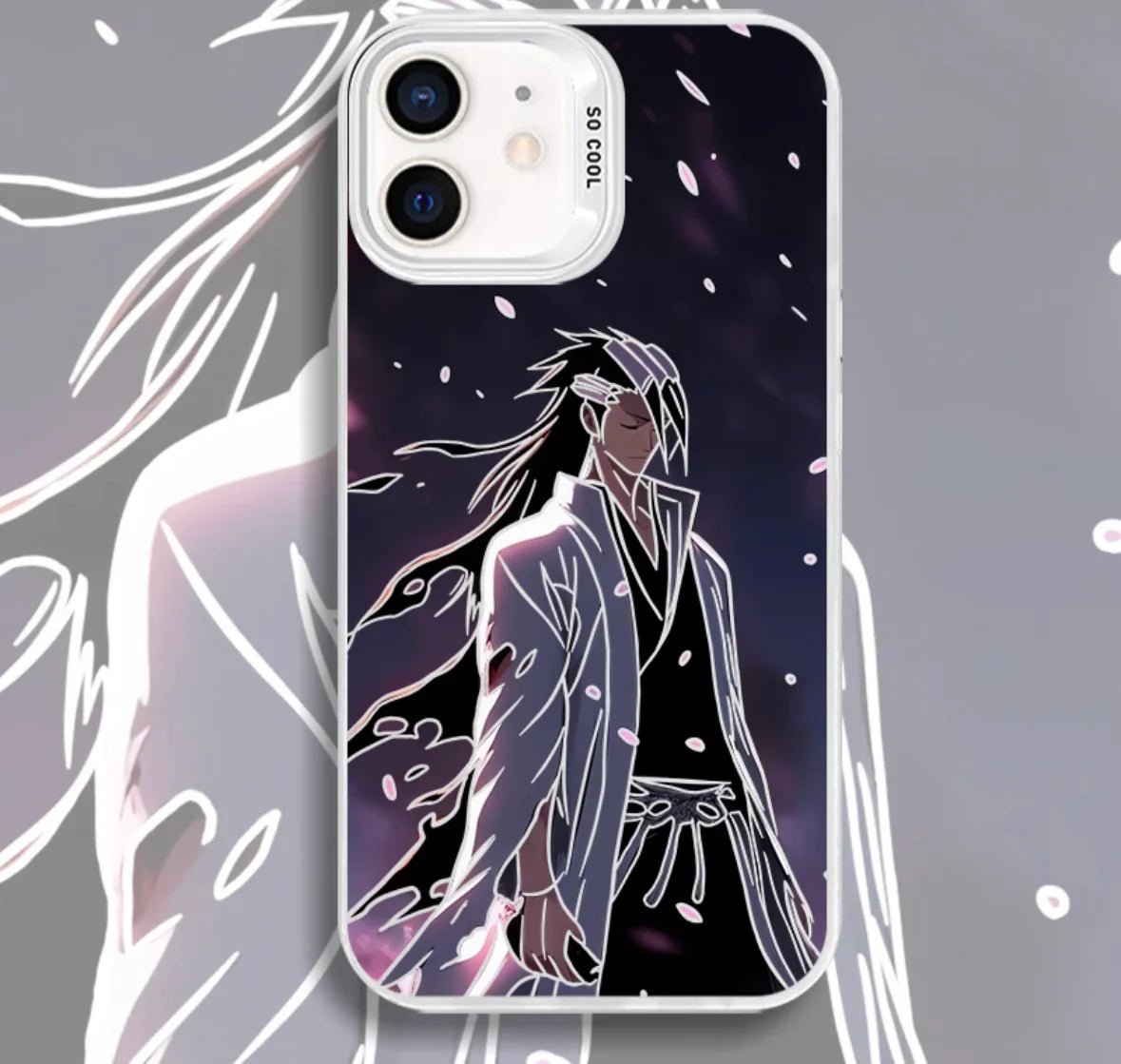 BYAKUYA KUCHIKI BLEACH - ANIME PHONE CASE - AiroTeck