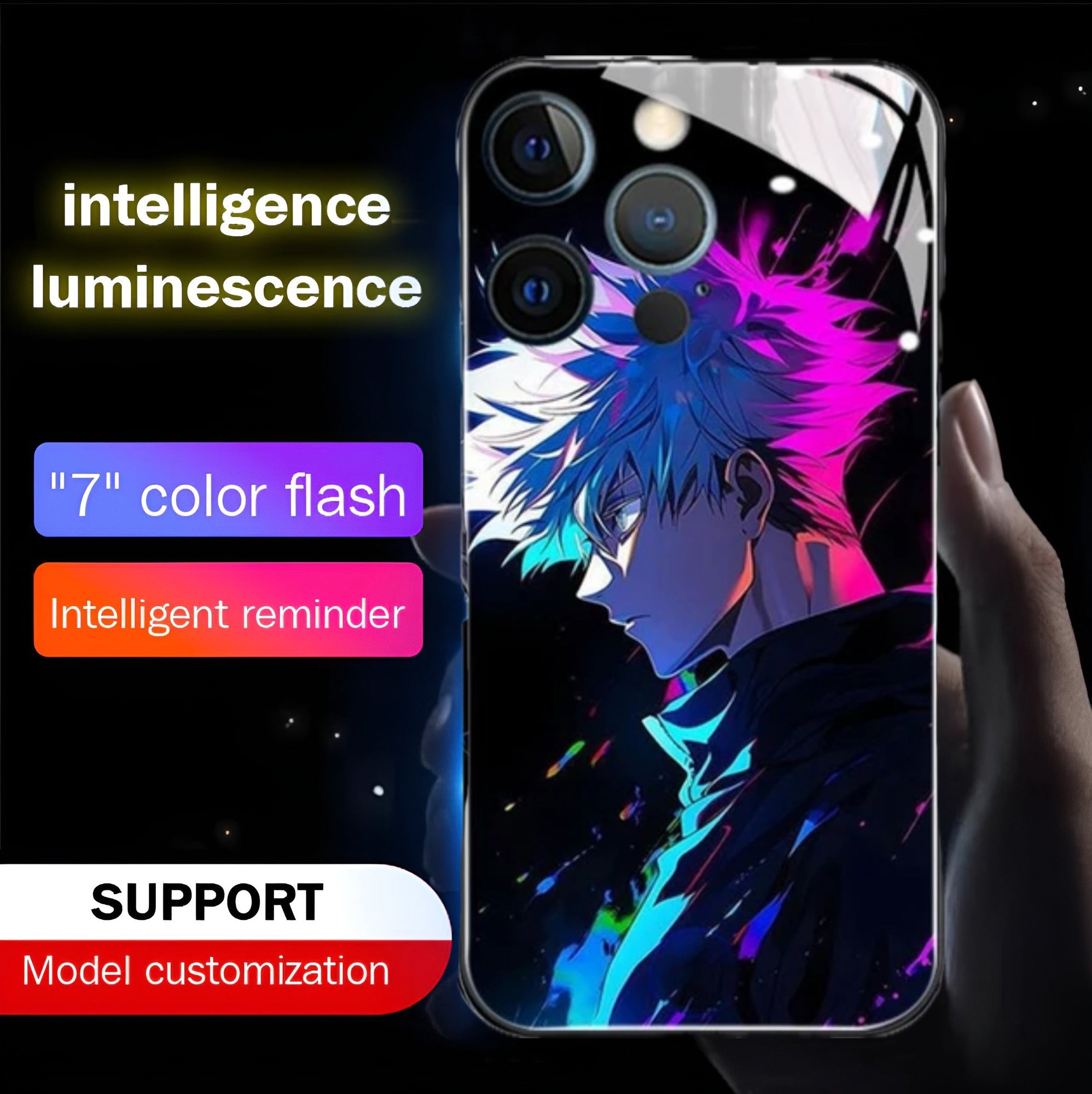Luxury Light Led Case - Jujutsu Kaisen - Gojo Edition – AiroTeck Cases